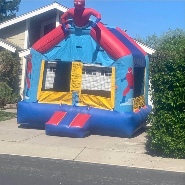 Spider Man Character Bounce House